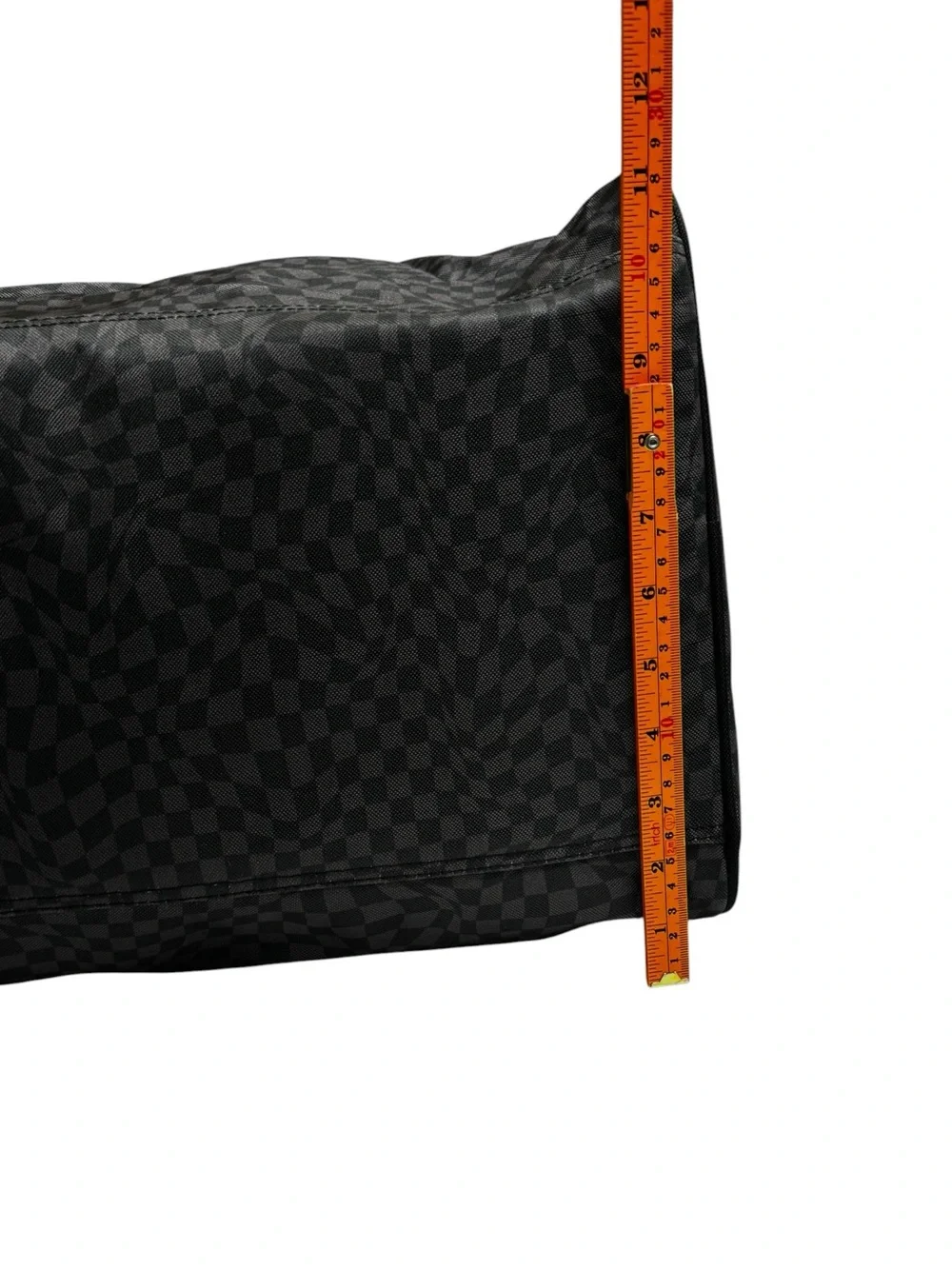 Assholes Live Forever Have a Nice Trip Duffel Bag Trippy Checked Squares NWOT